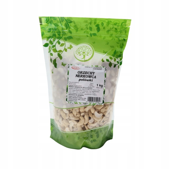 Cashew Nuts Half 1kg Cashews