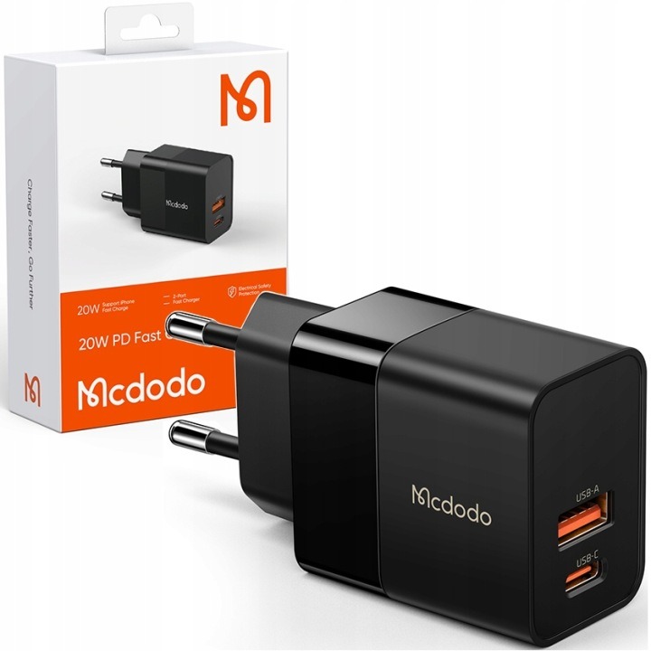 Mcdodo Fast Charger Usb Cube Type C 2X Usb Usb C Pd 20W