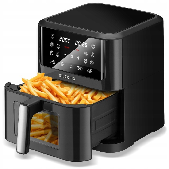 Fat Free Air Fryer 8L Air Fryer 2000W Large 12 Programs